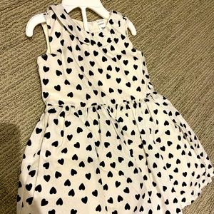 BNWT Carter’s Heart Print Girls Formal Dress